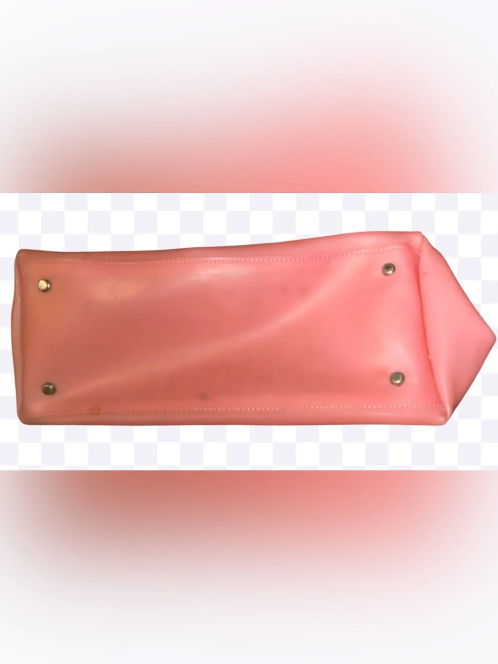 Title: NWT VINTAGE Y2K BESSO Pink Jelly Birkin Bag W/ Padlock & Key
